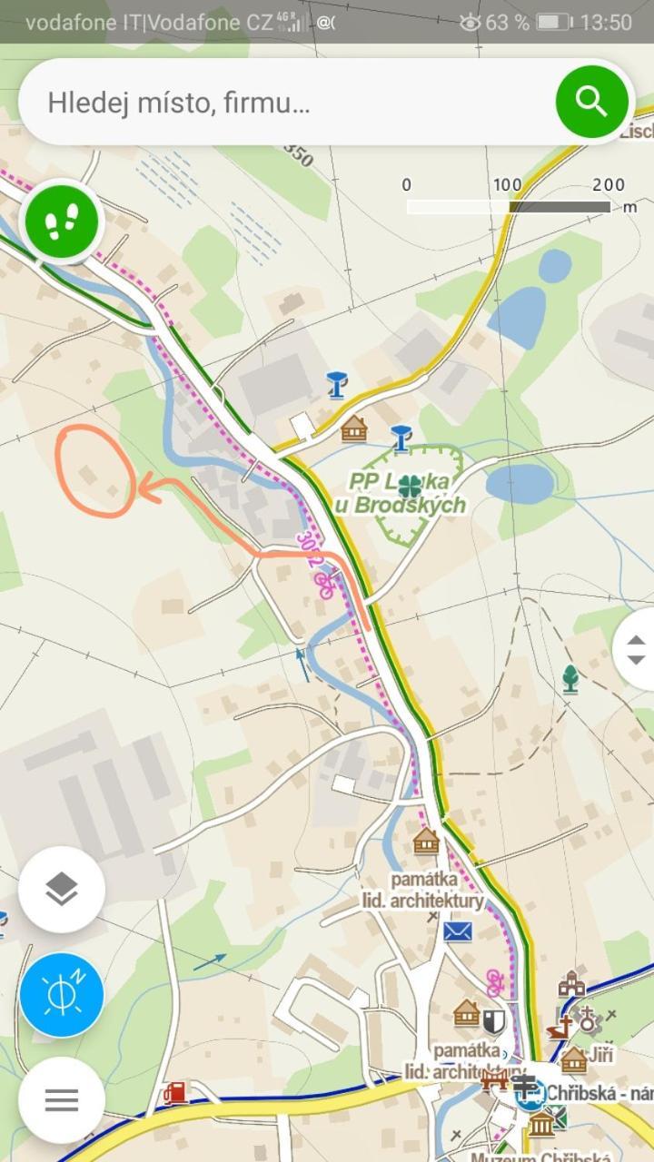 Chalupy Dolni Chřibská Rum bild
